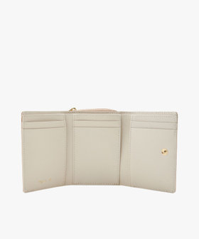 VOYAGE ウィメンズ バッグ＆ウォレット レザー 三つ折り ミニ ウォレット "Erika" QAW05-16 ベージュ系その他