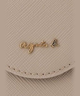 agnes b. ava ウォレット KW01-02 レザー アニエスベー 美品 agnes b.（アニエスベー） 財布 レザー 二つ折りウォレット WAW01-01