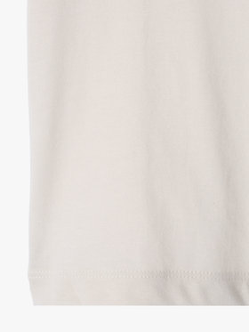 ENFANT ベビー ベビー ロゴ コットン 半袖 Tシャツ Agneau ベージュ