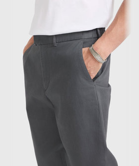 HOMME メンズ メンズ コットン パンツ "Jams" チャコールグレー