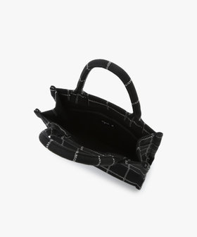 VOYAGE ウィメンズ バッグ＆ウォレット チェック スモール トートバッグ ZAX03A-01 ブラック