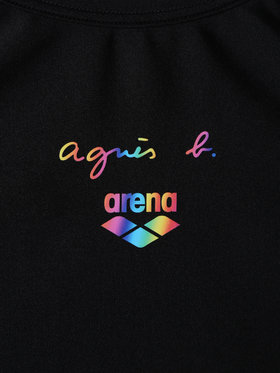 ENFANT ガールズ agnes b. x arena キッズ セパレーツ スイムウェア ブラック
