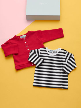 ENFANT ベビー WEB限定 GIFT BOX SET ベビーギフトボックス 2点セット レッド