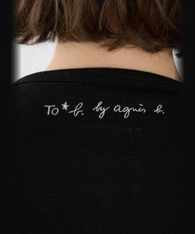 To b. by agnès b. To b. by agnes b.× green label relaxing コットン ビッグカーディガン ブラック