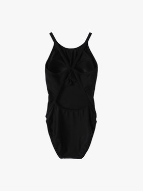 FEMME ウィメンズ agnes b. x arena フィットネス ワンピースオープンバック スイムウェア ブラック
