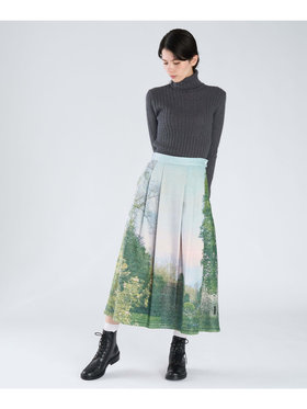 FEMME ウィメンズ 【Outlet】リブ タートルネック 長袖 ニット プルオーバー "Siberie" グレー