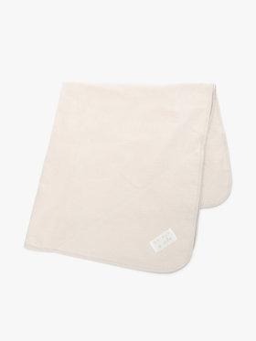 ENFANT ベビー agnes b. × UCHINO ベビー ロゴ コットン パイル ベビーケット ベージュ
