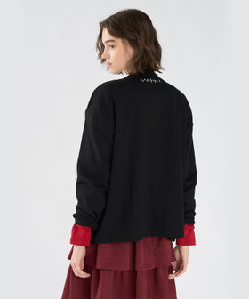 To b. by agnès b. To b. by agnes b.× green label relaxing コットン ビッグカーディガン ブラック