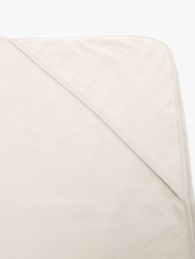 ENFANT ベビー agnes b. × UCHINO ベビー ロゴ コットン パイル ベビーケット ベージュ