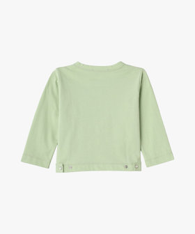 ENFANT ベビー ベビー コットン 長袖 カーディガンプレッション グリーン