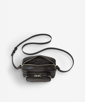 VOYAGE ウィメンズ バッグ＆ウォレット レザーミニショルダーバッグ "angele" NS14E-06 ブラック