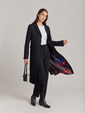 FEMME ウィメンズ 【Outlet】UQ87 MANTEAU コート ブラック