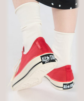 FEMME ウィメンズ agnes b. × CONVERSE コンバース ALL STAR AGED OX レッド