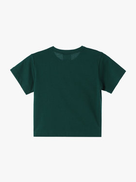 ENFANT ベビー ベビー ロゴ コットン 半袖 Tシャツ Agneau グリーン