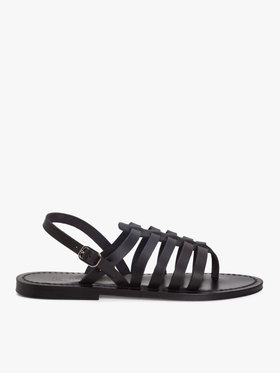 FEMME ウィメンズ 【Outlet】agnes b. × K.Jacques レザー サンダル ”Homere” ブラック