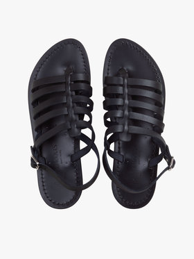 FEMME ウィメンズ 【Outlet】agnes b. × K.Jacques レザー サンダル ”Homere” ブラック