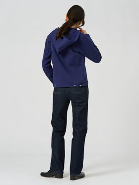 FEMME ウィメンズ コットン メルトン カーディガンプレッション ”Capuche” ネイビー