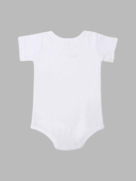 ENFANT ベビー ベビー コットン 半袖ボディ 2枚組 ホワイト