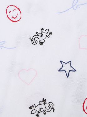 ENFANT ベビー ベビー コットン 半袖ボディ 2枚組 ホワイト