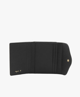 VOYAGE ウィメンズ バッグ＆ウォレット レザー 三つ折りがま口 ミニ ウォレット "ava" TAW02-10 ブラック