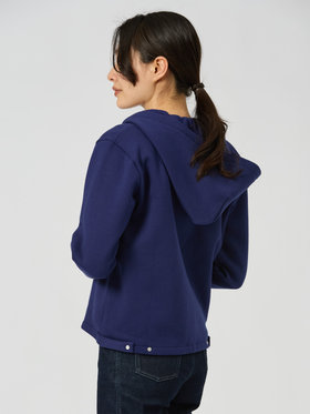 FEMME ウィメンズ コットン メルトン カーディガンプレッション ”Capuche” ネイビー