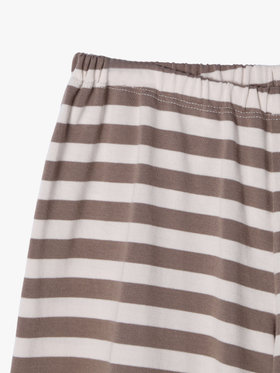 ENFANT ユニセックス 【Outlet】J008 E PYJAMA キッズ パジャマ ベージュ×ブラウン