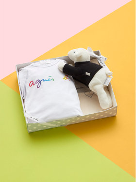 ENFANT ベビー WEB限定 GIFT BOX SET ベビーギフトボックス 2点セット ホワイト