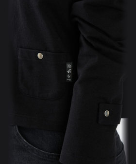 To b. by agnès b. To b. by agnes b.× green label relaxing オーガニックコットン ニュートラディショナルカーディガン ブラック