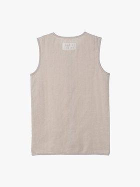 ENFANT ベビー agnes b. × UCHINO ベビー ロゴ コットン パイル スリーパー ベージュ