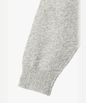 HOMME メンズ メンズ "b."ロゴ コットン 長袖 ニット プルオーバー グレー系その他