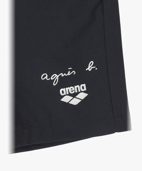 FEMME ウィメンズ agnes b. x arena ショートパンツ ブラック
