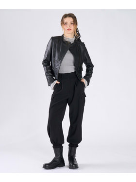 To b. by agnès b. カーゴ ワイドパンツ ブラック