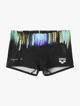 HOMME メンズ agnes b. x arena メンズ タフスーツ トレーニング ショートボックス スイムウェア マルチ