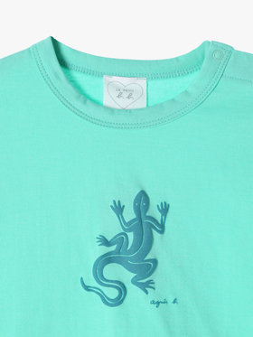 ENFANT ベビー SFA1 L TS ベビー Tシャツ カーキ