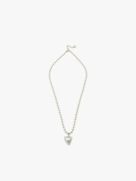 To b. by agnès b. 【Outlet】ハート ネックレス シルバー