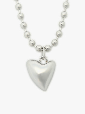 To b. by agnès b. 【Outlet】ハート ネックレス シルバー