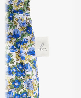 ENFANT ガールズ キッズ フラワープリント コットン フレア キュロット ブルー系その他