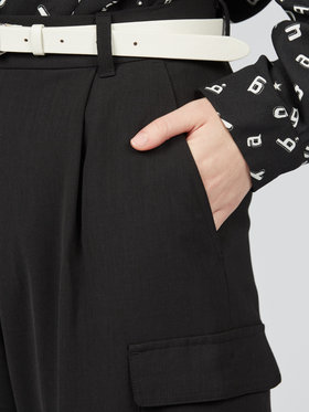 To b. by agnès b. カーゴ ワイドパンツ ブラック