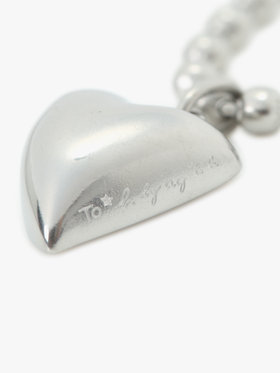 To b. by agnès b. 【Outlet】ハート ネックレス シルバー