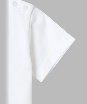 ENFANT ベビー ベビー プリント コットン 半袖 Tシャツ agnes b.×mayumi yamase ホワイト