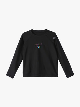 ENFANT ユニセックス agnes b. x arena キッズ ラッシュガード ブラック