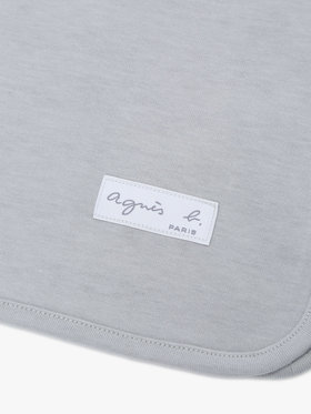 ENFANT ユニセックス キッズ 細ボーダー コットン ベビーケット グレー