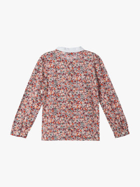 ENFANT ガールズ 【Outlet】キッズ フラワープリント コットン 長袖 ブラウス レッド系その他