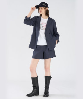agnès b. アニエスベー　ベロア　パンツ　フランス製 ショートパンツ（6644WA78680）｜To b. by agnès b.｜ウィメンズ