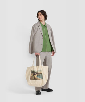 HOMME メンズ メンズ コットン ジップアップ ジャケット "Purcell" グリーン系その他