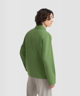 HOMME メンズ メンズ コットン ジップアップ ジャケット "Purcell" グリーン系その他