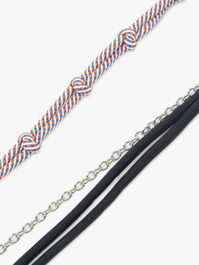 To b. by agnès b. 【Outlet】チェーンコード モバイル ショルダーストラップ ネイビー