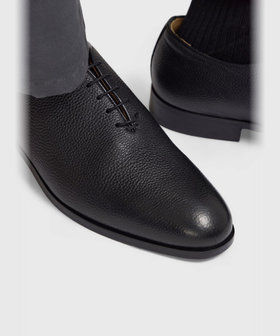 HOMME メンズ メンズ レザー ダービーシューズ "Marcel" ブラック