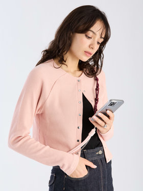 To b. by agnès b. 【Outlet】チェーンコード モバイル ショルダーストラップ ネイビー