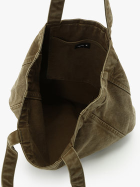 VOYAGE メンズ バッグ＆ウォレット SUNRISE コットン  ラージ トートバッグ ZAH05-01 カーキ